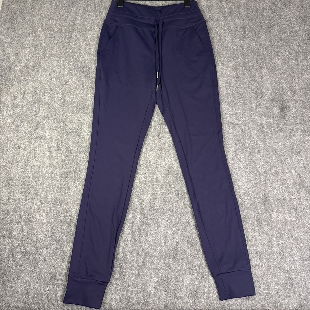Halara Softlyzero Plush High Waisted Joggers M Tall Blue Pockets Drawstring NEW